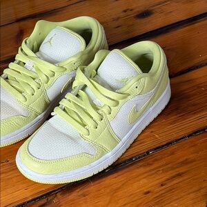 Nike Air Jordan Low Lime Green Sneakers